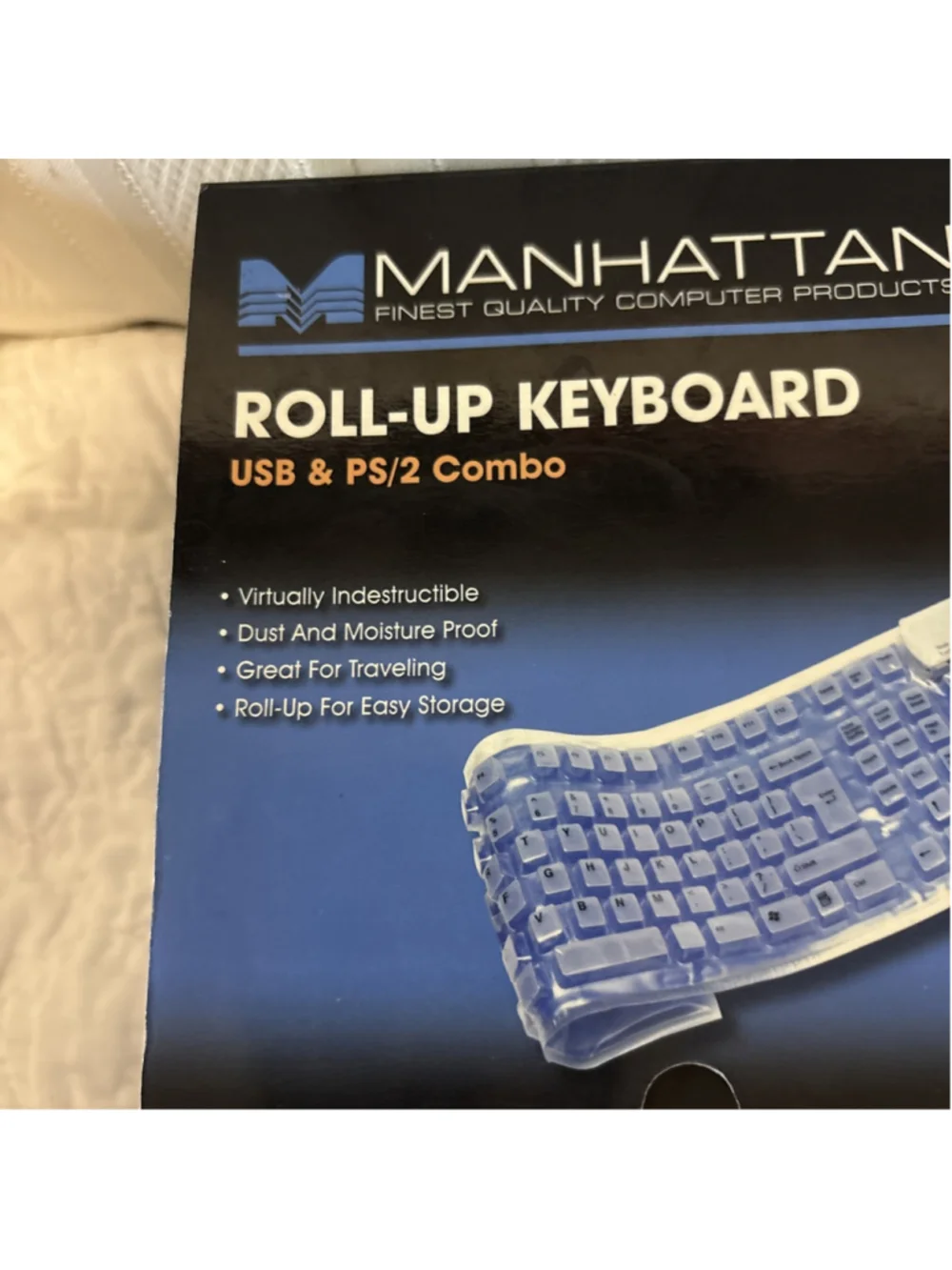 Manhattan Roll-up Keyboard USB & PS/2 Combo